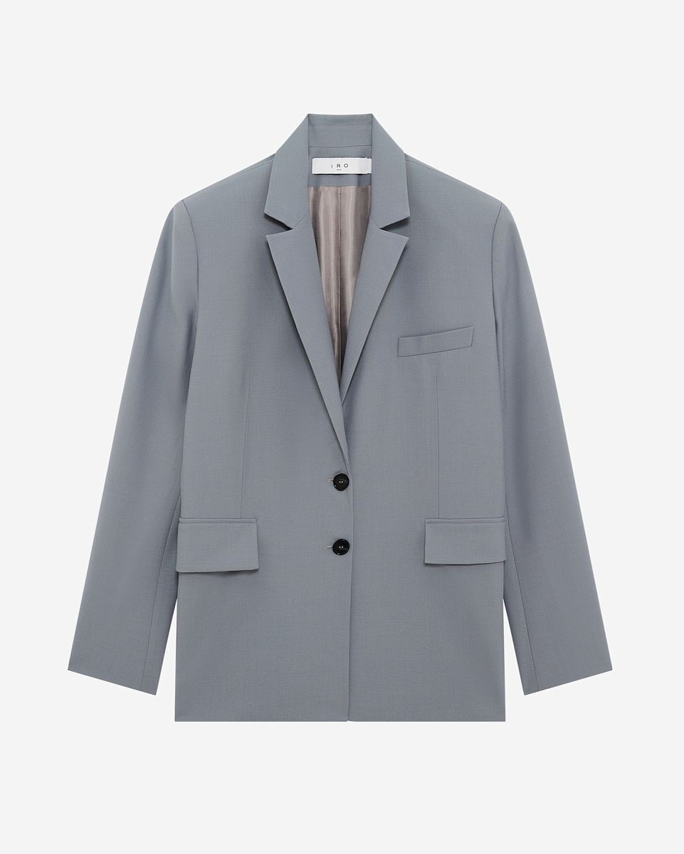 ОДНОБОРТНЫЙ БЛЕЙЗЕР В СЕРОМ ЦВЕТЕ ALAPI