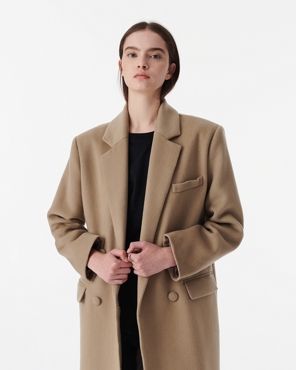 ПАЛЬТО ИЗ ШЕРСТИ И КАШЕМИРА VALENTINE