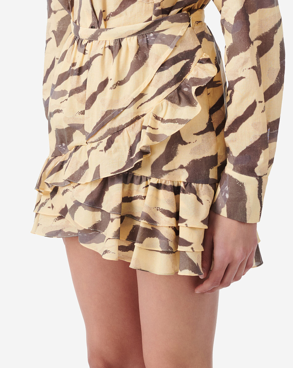 КОРОТКАЯ ЮБКА С ПРИНТОМ DAUNA