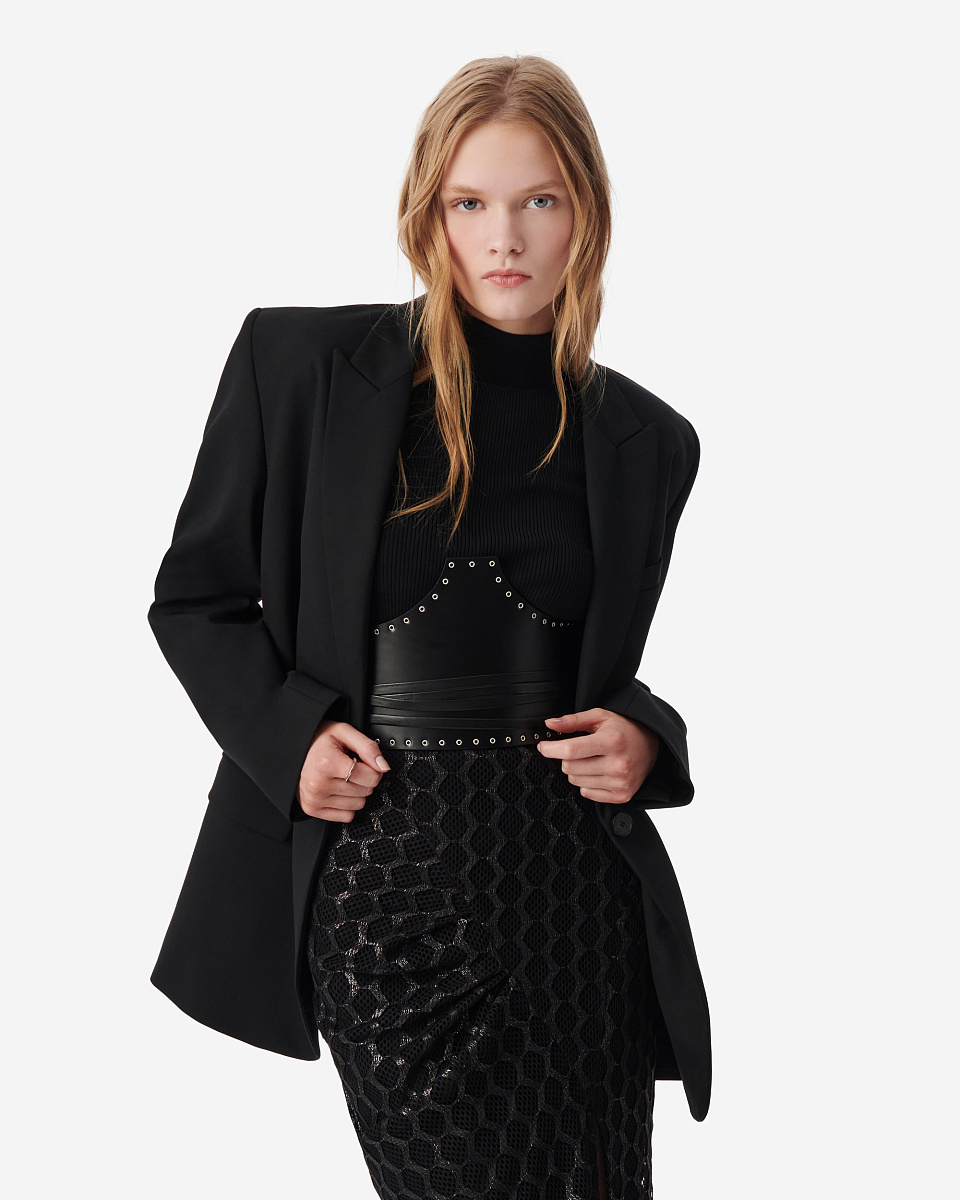 БЛЕЙЗЕР CHALAN В ЧЕРНОМ ЦВЕТЕ