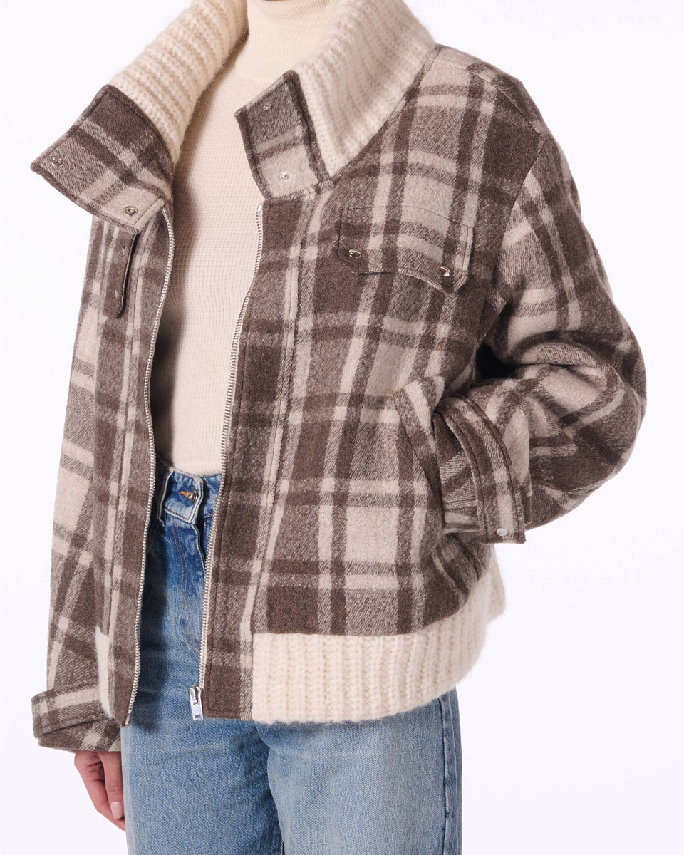 КУРТКА ИЗ ШЕРСТИ FABRICIA