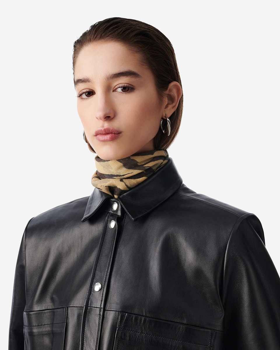 ВЕРХНЯЯ РУБАШКА ИЗ КОЖИ MOHA