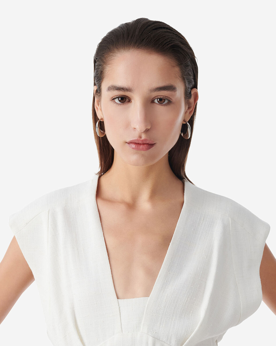 ДЛИННОЕ ПЛАТЬЕ С V-ОБРАЗНЫМ ВЫРЕЗОМ COSSA