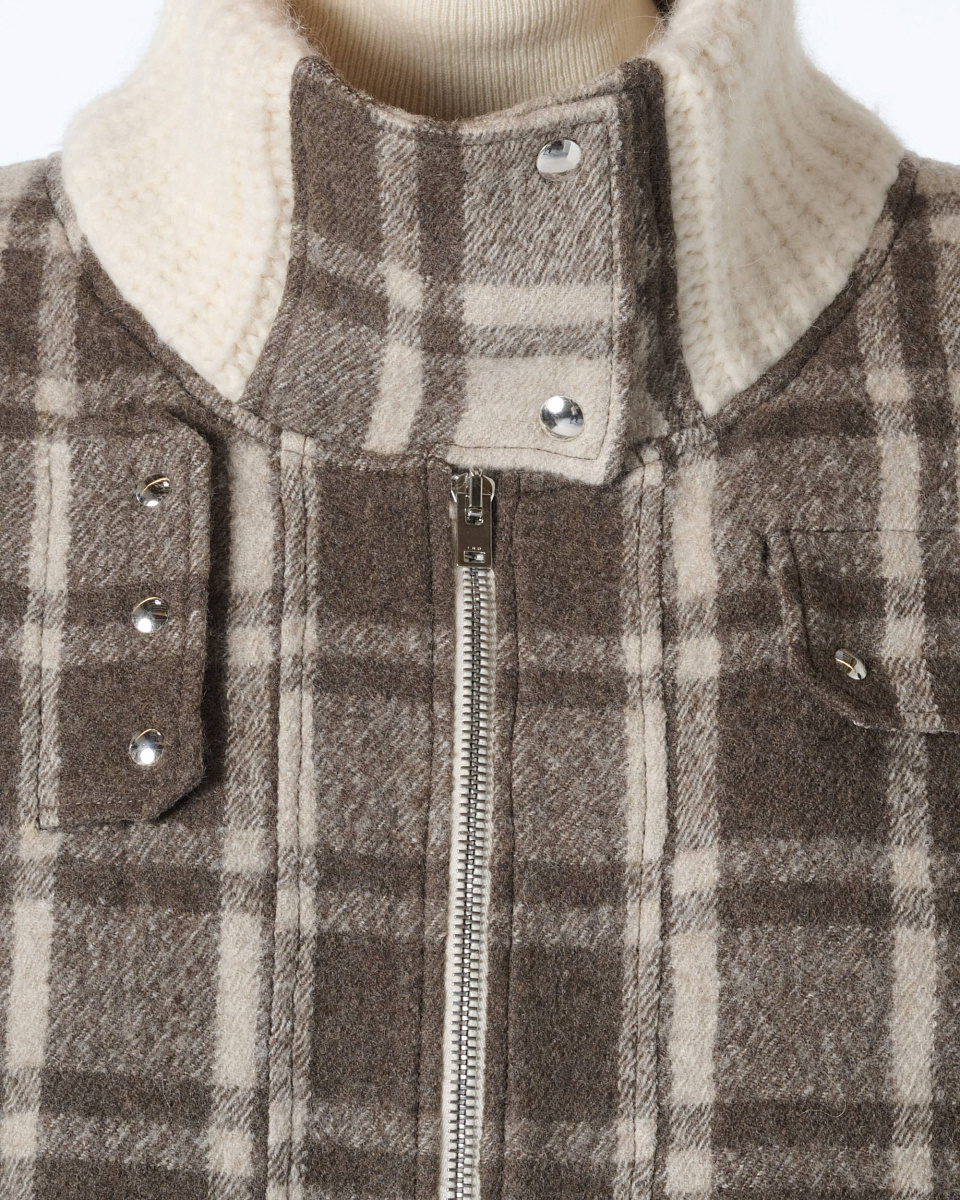 КУРТКА ИЗ ШЕРСТИ FABRICIA