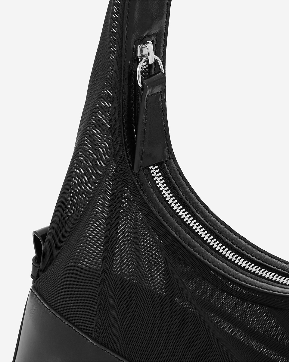 СУМКА-ХОБО ИЗ ДВУХ МАТЕРИАЛОВ TANDEM GLOSS GM