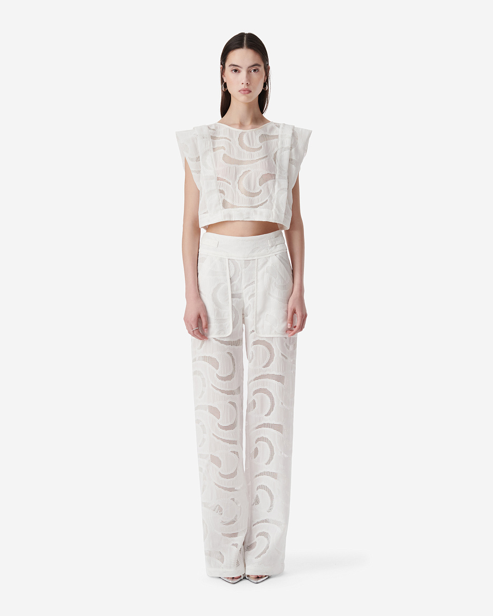 АЖУРНЫЙ ТОП С КРУГЛЫМ ВЫРЕЗОМ UNIA