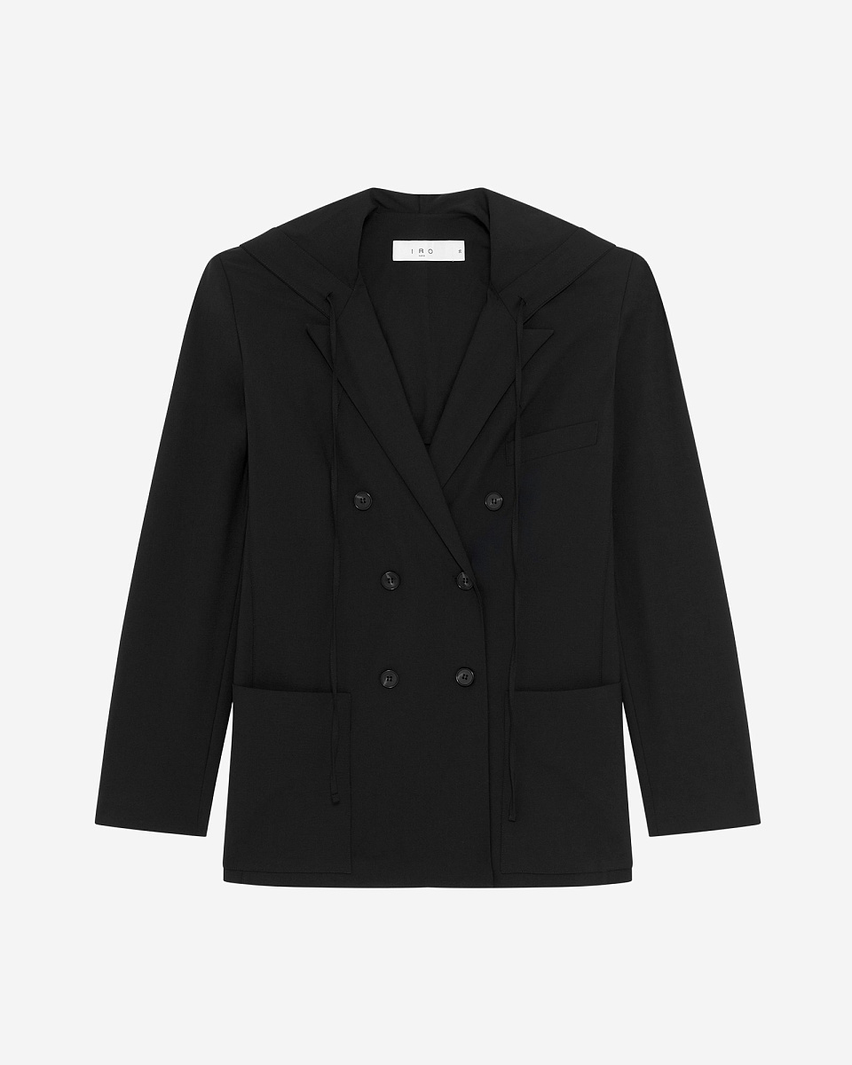 ПИДЖАК ПРЯМОГО КРОЯ С КАПЮШОНОМ ALULA