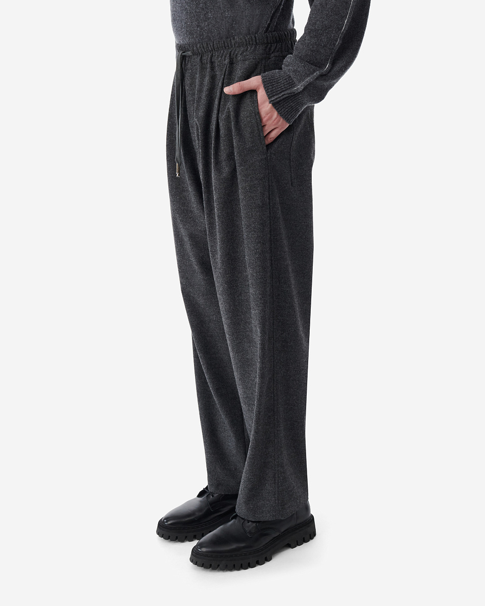 БРЮКИ ИЗ СМЕСОВОЙ ШЕРСТИ RAYANE