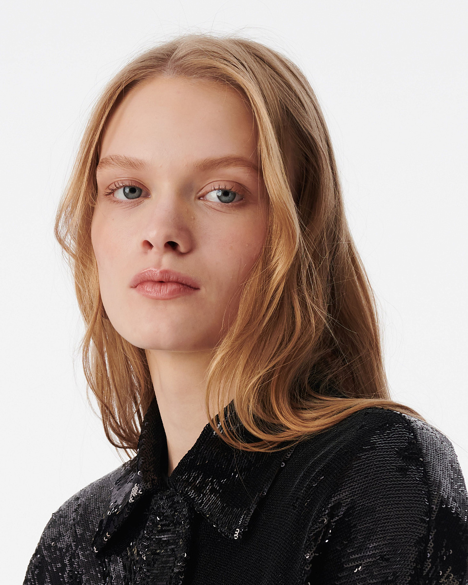 КУРТКА С ОТДЕЛКОЙ ПАЙЕТКАМИ NOSSA