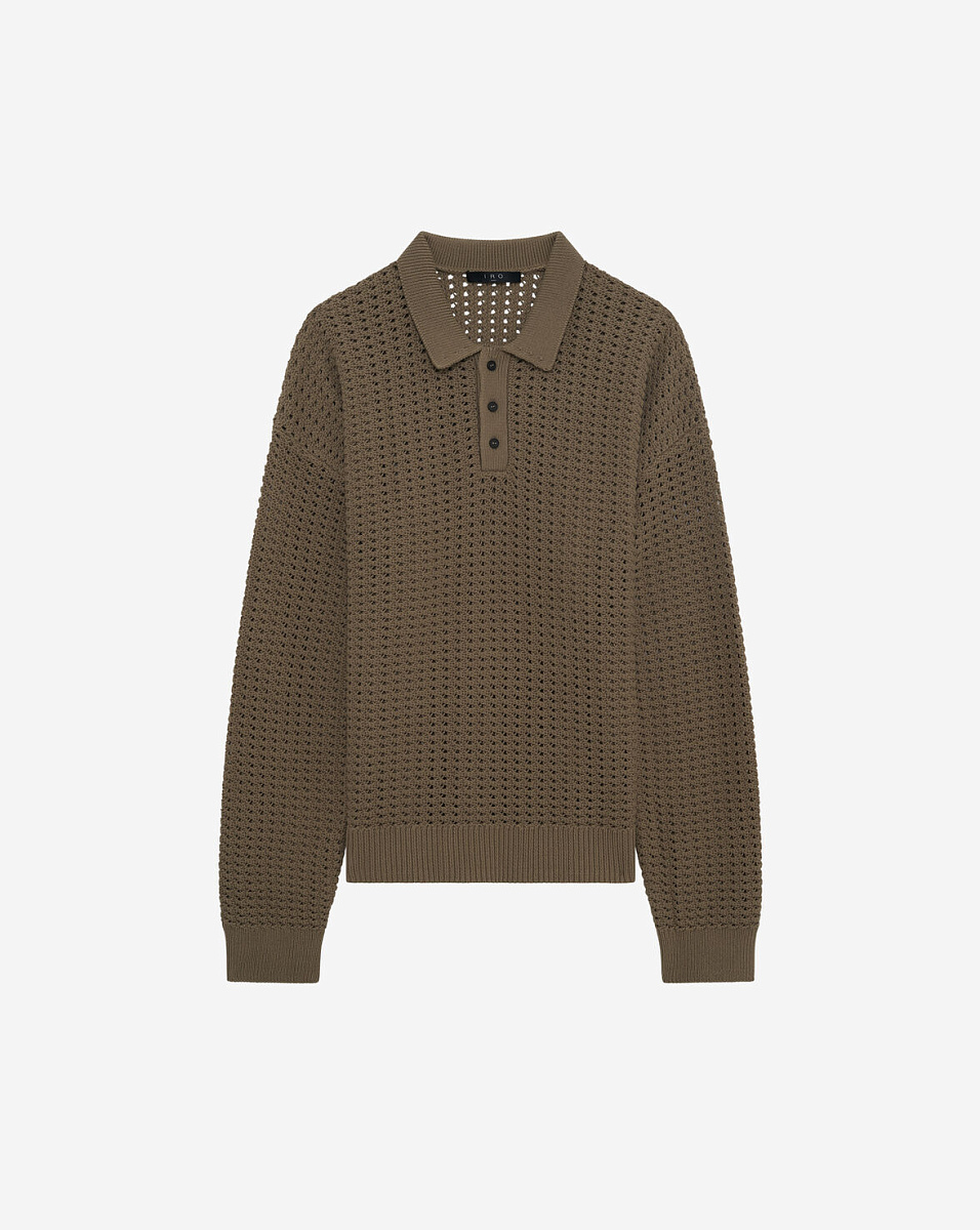 ПУЛОВЕР С ВОРОТНИКОМ В СТИЛЕ ПОЛО IKOLA