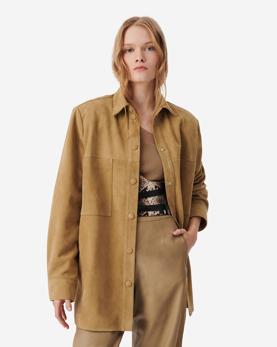 ВЕРХНЯЯ РУБАШКА ИЗ КОЖИ GILLIS