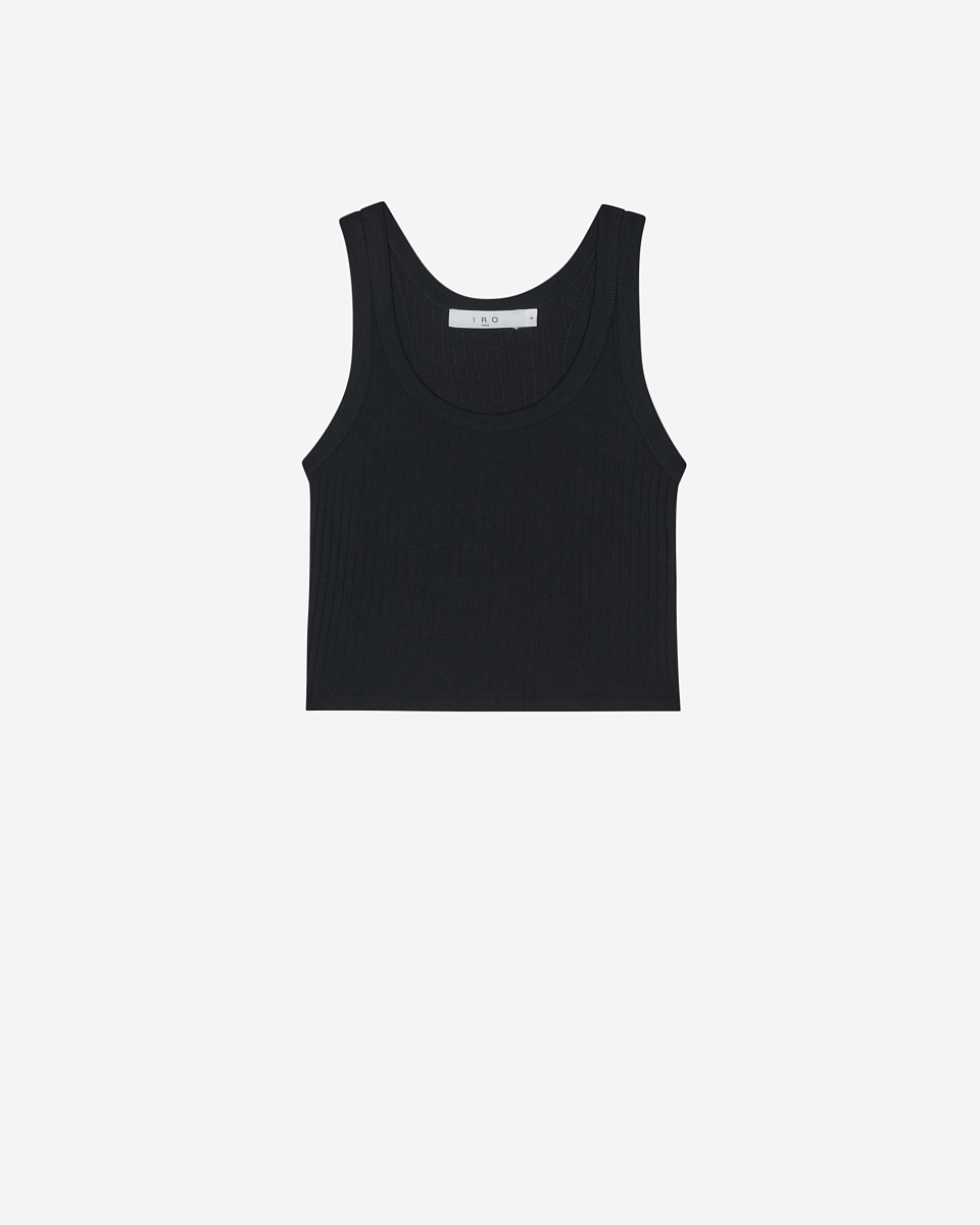 УКОРОЧЕННЫЙ ТОП В РУБЧИК EMMA