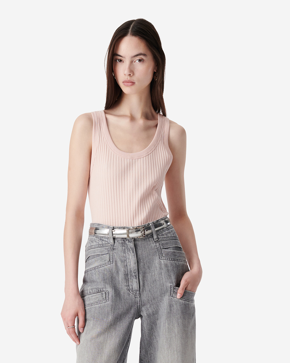 УКОРОЧЕННЫЙ ТОП В РУБЧИК EMMA