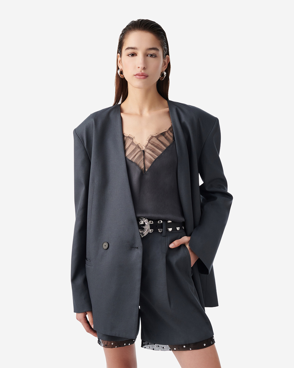 ДВУБОРТНЫЙ OVERSIZE-ЖАКЕТ SABRINE