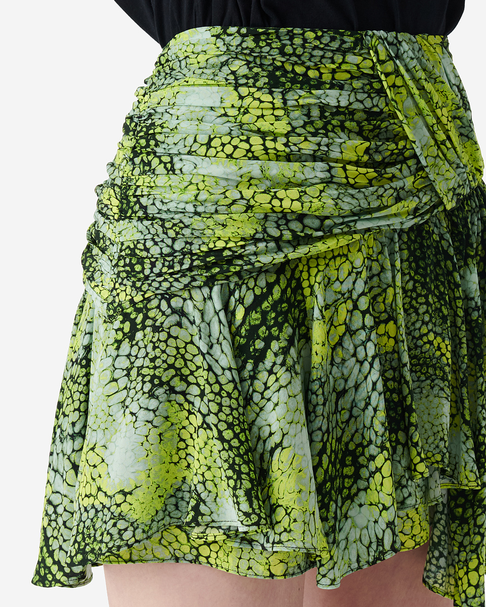 КОРОТКАЯ ЮБКА С ПРИНТОМ ISSAH