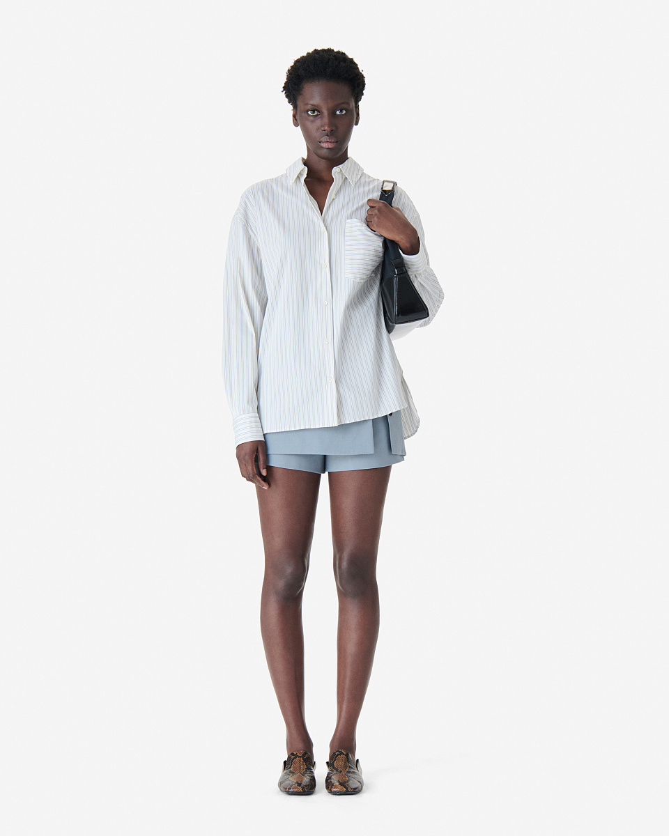 БЕЛАЯ РУБАШКА В ПОЛОСКУ LASMY