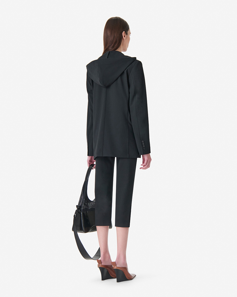 ПИДЖАК ПРЯМОГО КРОЯ С КАПЮШОНОМ ALULA