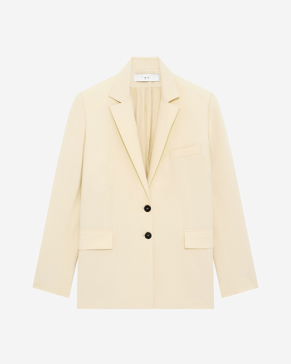 ОДНОБОРТНЫЙ БЛЕЙЗЕР В БЕЖЕВОМ ЦВЕТЕ ALAPI