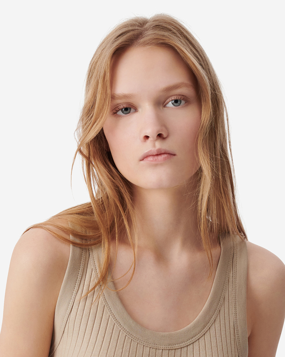 УКОРОЧЕННЫЙ ТОП В РУБЧИК EMMA УКОРОЧЕННЫЙ ТОП В РУБЧИК EMMA