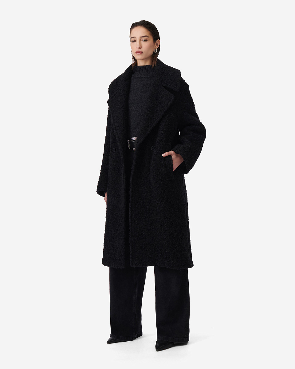 ПАЛЬТО ИЗ СМЕСОВОЙ ШЕРСТИ AZELIA