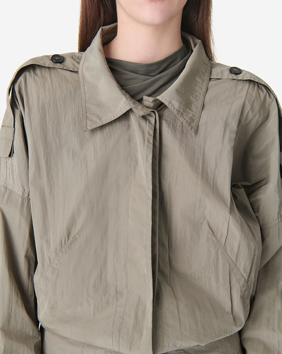 КУРТКА СВОБОДНОГО КРОЯ С ЭПОЛЕТАМИ WOUNA