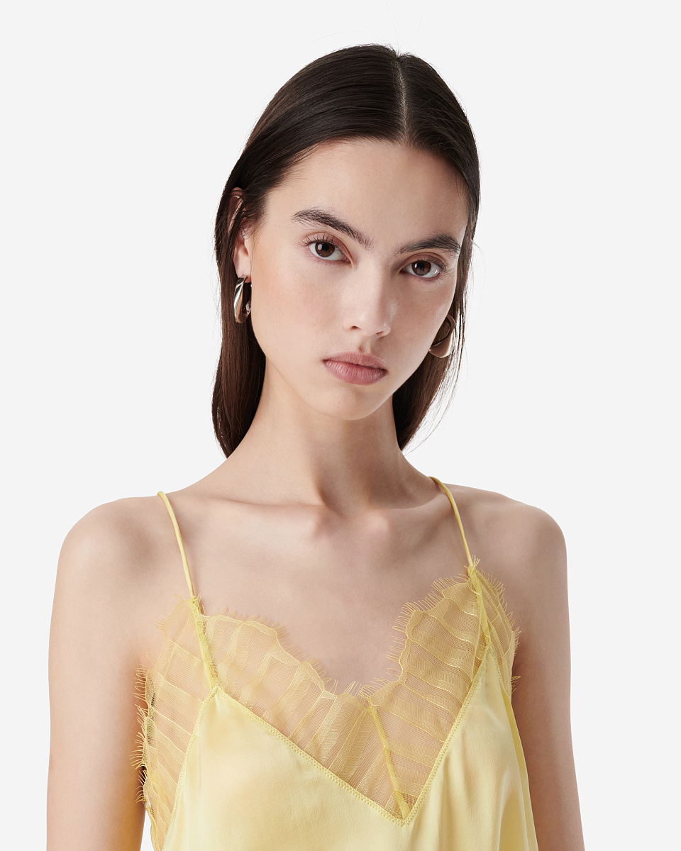 ШЕЛКОВЫЙ ТОП С КРУЖЕВОМ BERWYN