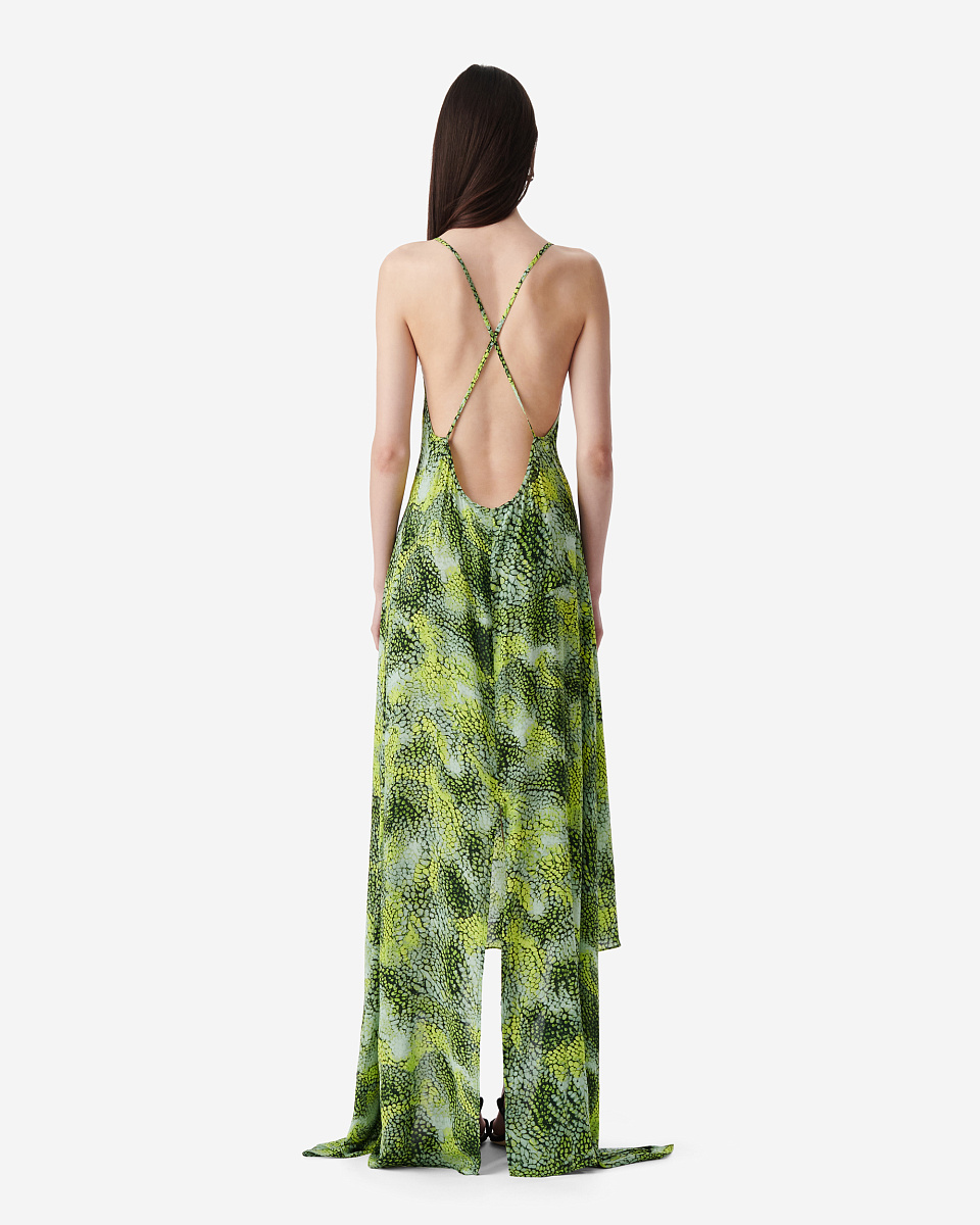 ДЛИННОЕ ПЛАТЬЕ С ПРИНТОМ IDILA