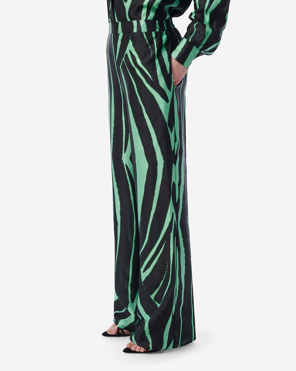 ПРЯМЫЕ БРЮКИ ИЗ ШЕЛКА MOHELI