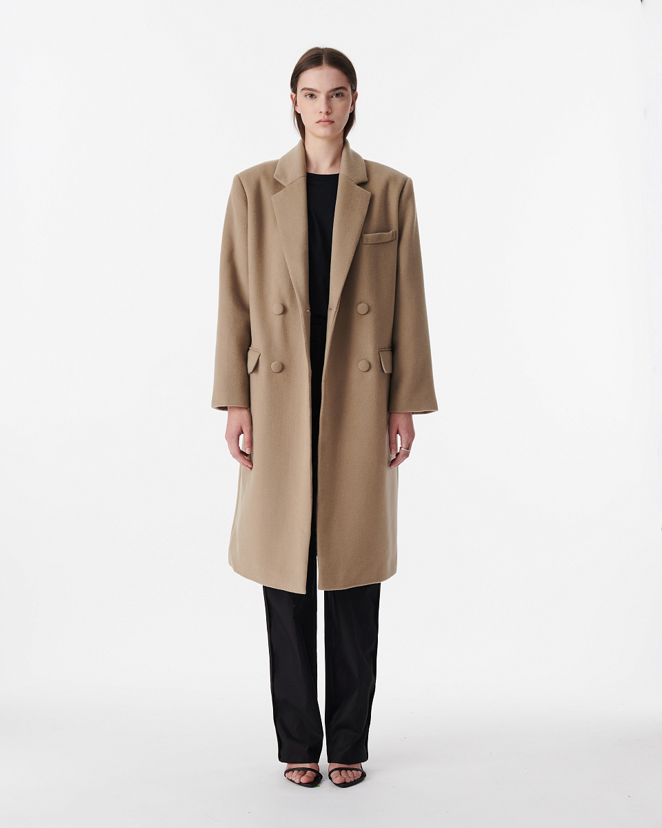 ПАЛЬТО ИЗ ШЕРСТИ И КАШЕМИРА VALENTINE