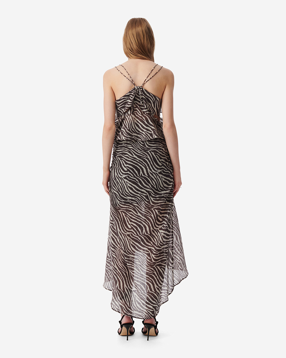 ТОП С ПРИНТОМ И V-ОБРАЗНЫМ ВЫРЕЗОМ VOJITA