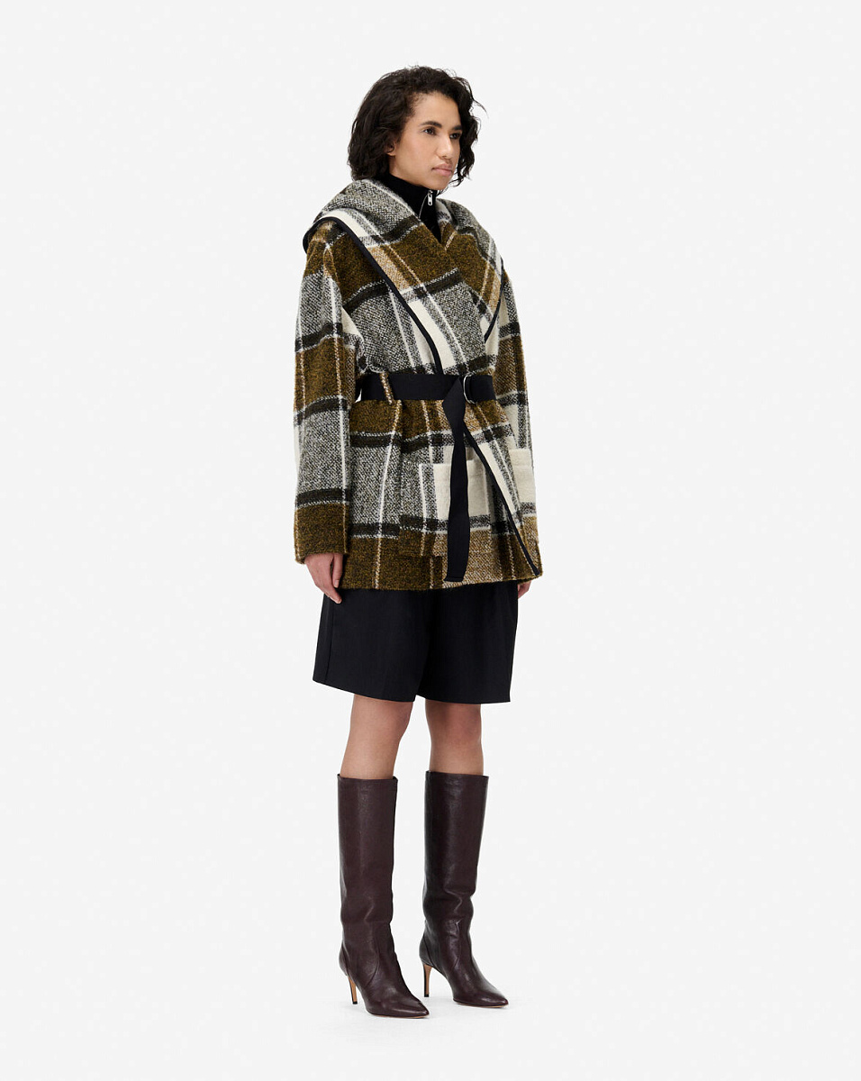 УКОРОЧЕННОЕ ПАЛЬТО ИЗ СМЕСОВОЙ ШЕРСТИ JANIEL