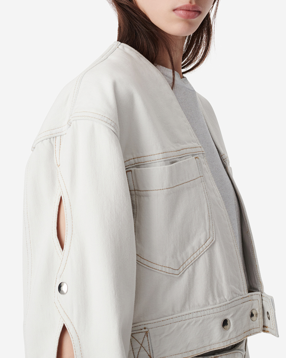 УКОРОЧЕННАЯ КУРТКА ИЗ ДЕНИМА JASMIN