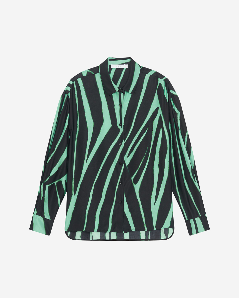 ШЕЛКОВАЯ РУБАШКА С ПРИНТОМ SAMUI