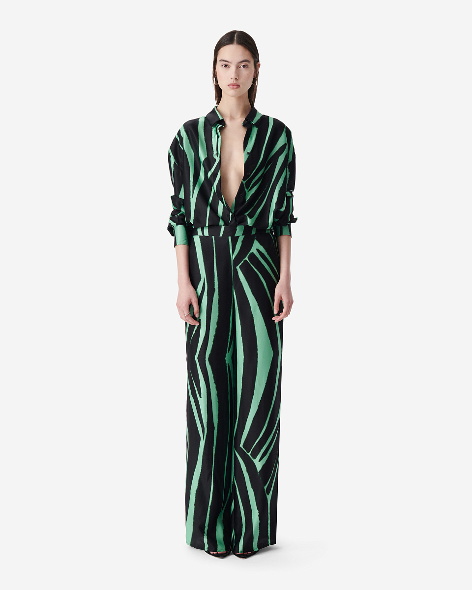 ШЕЛКОВАЯ РУБАШКА С ПРИНТОМ SAMUI