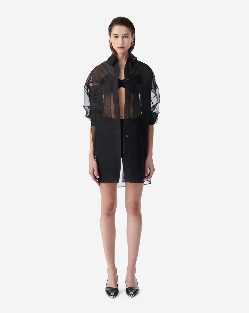 РУБАШКА ИЗ ОРГАНЗЫ LEONIE