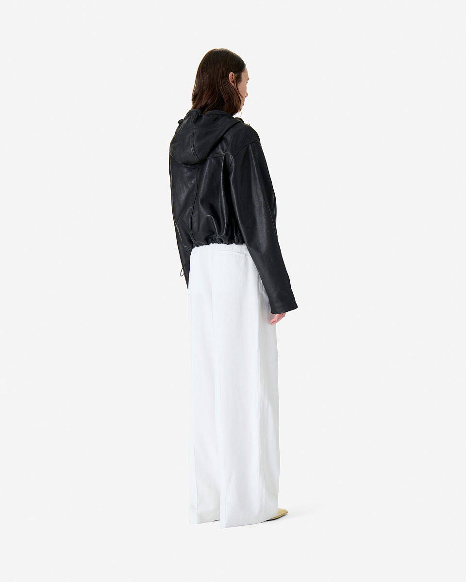 БЕЛЫЕ БРЮКИ С ВЫСОКОЙ ПОСАДКОЙ HELIS