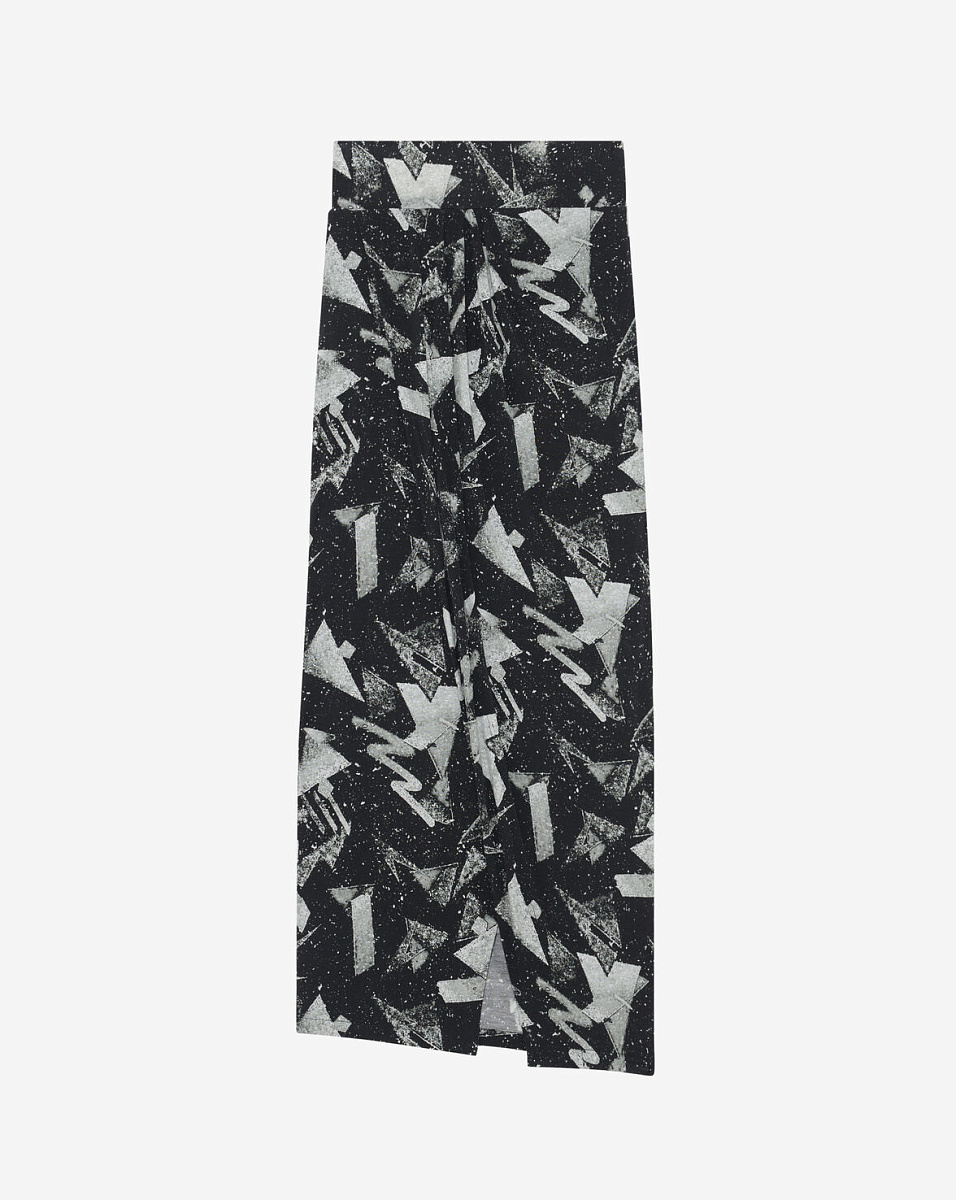 ЮБКА-МАКСИ С КОСМИЧЕСКИМ ПРИНТОМ YUKI