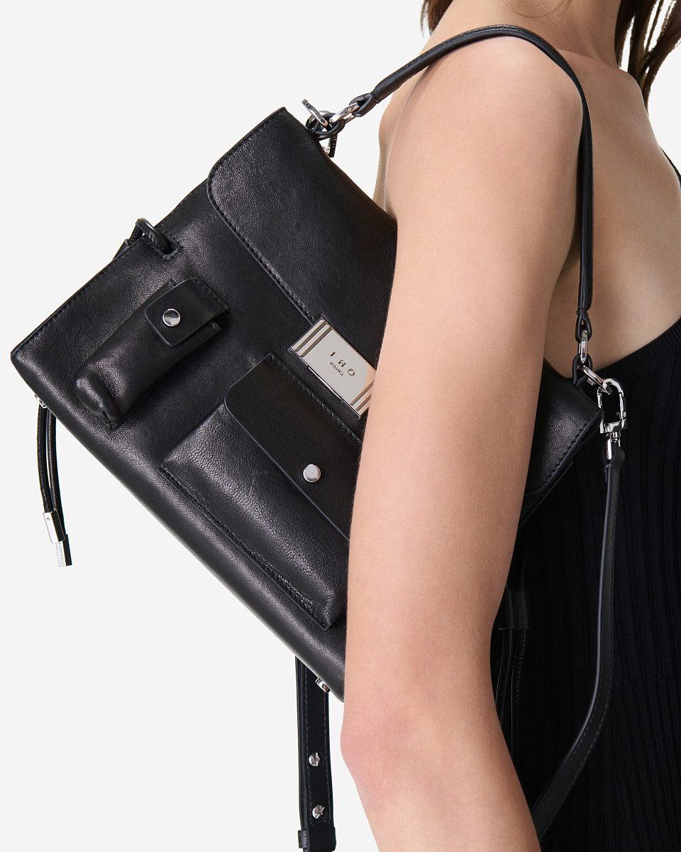 СУМКА НА ПЛЕЧО ИЗ КОЖИ IRO NOMAD VINTAGE